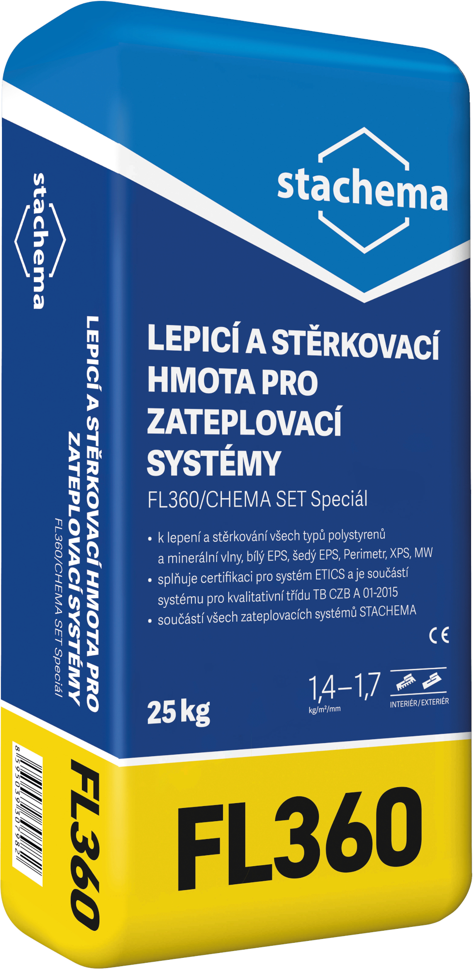 Hmota lepicí a stěrková Stachema FL360 25 kg