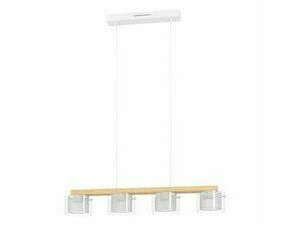 Svítidlo závěsné EGLO LED-RGB CCT HL 4 WEISS HOLZ PORTICO-Z