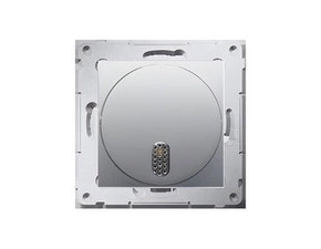 Zvonek elektronický SIMON 54 DDS1.01/43, (přístroj s krytem), 230 V~, stříbrná metalizovaná