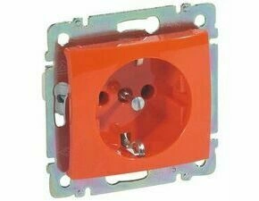 LEG 774373 VA ORANŽ. ZÁSUVKA 2P+T SCHUKO