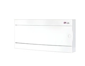Rozvodnice nástěnná ETI 001100281 ECT 1x24PO, s bílými dvířky ECT 1x24PO, počet modulů: 24 (1x24)