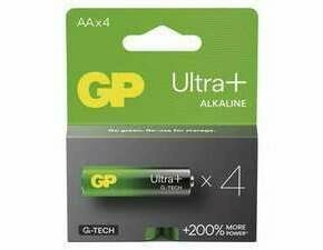 Baterie alkalická GP ULTRA B03214 PLUS AA (LR6) 4PP