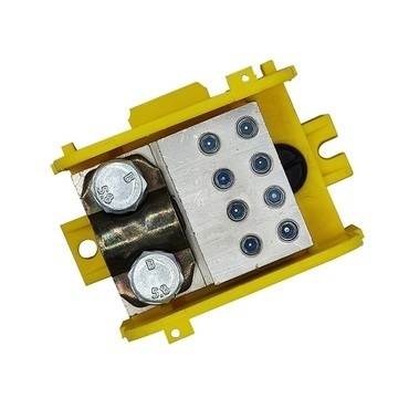 BEČOV UB12016A24 Distribuční blok DTB 120/8x16 žluto-zelený