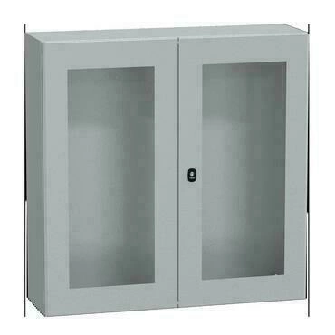 SCHN NSYS3D101030DT S3D, 1000x1000x300, průh. dveře, RAL 7035