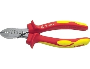 NG NK 597 520  Kleště štípací stranové s odizolováním délka - 160mm, VDE izolace 1000V