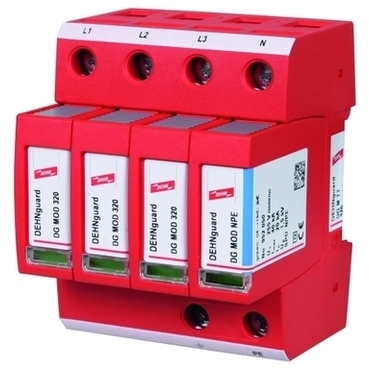 DEHN 952320  Svodič přepětí guard M 4-pólový pro TT a TN-S systémy DEHN DEHN