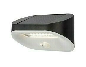 Solární svítidlo Brezno černá LED 3,2W RABALUX 77006
