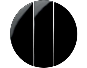 HAG 16652045 Kolébka dělená, 3-násobná, Berker R.1/R.3, černá, lesk