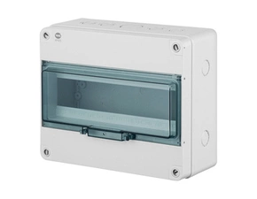 Rozvodnice nástěnná FAM Rozvodnice FlatBOX 5913 IP65, 13mod., průhl. dveře, 220x270x121mm