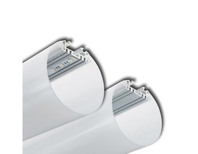 Profil závěsný MC LED ZK, O 100mm, vč. mléčného difuzoru, 2,5m