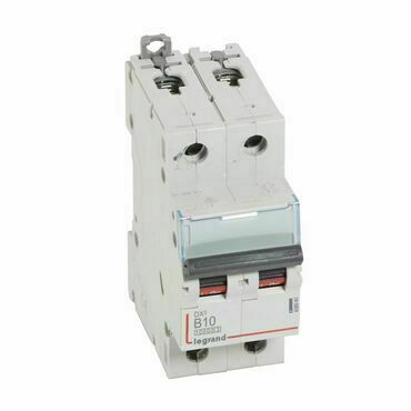 Jistič dvoupolový LEGRAND 408940 DX3 2P B10 10000A/16KA