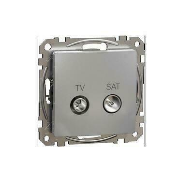 SCHN SDD113474S Sedna D/E - TV SAT zásuvka průběžná 7dB, Aluminium