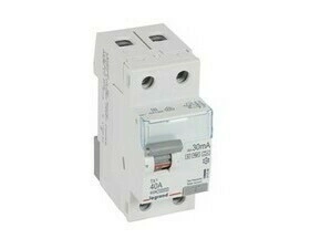Chránič dvoupolový LEGRAND 411596 TX3 CHRÁN. 2P 40A 30MA F