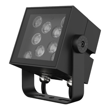 LED reflektor LEDVANCE AR FLO SQ V 18W 840 SYM30 BK DA