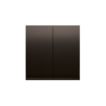 Kryt 2 násobný SIMON DKW9/46, pro přístroje: SW7/2XM, SW6P1 m, hnědá metalizovaná