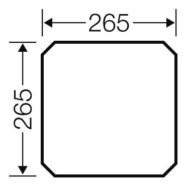 HEN Mi MP 2 Montážní deska pro rozvodnice velikosti 2,3,4,8, tloušťka 4mm