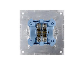 Ovladač zapínací SIMON 54 SP1M, (přístroj), řazení 1/0, 10 A/250 V~, bezšroubové svorky,