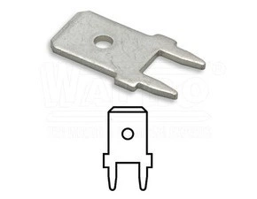 wpr9127 KOLT-IT-6308-SN letovací kolík přímý do plošných spojů, s oporou (DIN 46244), 6,3 x 0,8 mm,