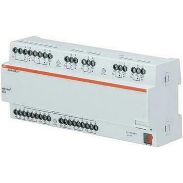 ABB 2CDG110208R0011 Řadový žaluziový akční člen 6násobný s binárními vstupy 35-KNX