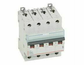 Jistič čtyřpolový LEGRAND 409069 DX3 4P B40 10000A/16KA