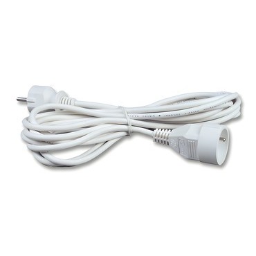 Prodlužovací přívod ECOPLANET FX1 1500W, IP20, 1x zásuvka, 10m, bílá