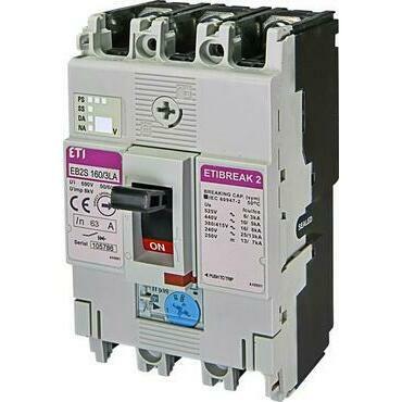ETI 004671881 kompaktní jistič, EB2S 160/3LA 63A 3p