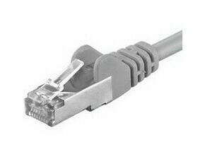 TELEX KRP-sp6asftp500 Premiumcord Patch kabel CAT6a S-FTP, RJ45-RJ45, AWG 26/7 50m šedá