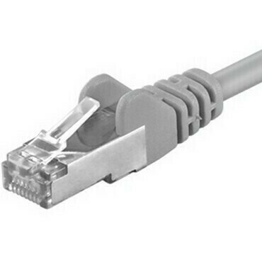 TELEX KRP-sp6ftp005 PremiumCord F/UTP 0,5m CAT.6 patch kabel awg26 šedá
