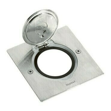 Krabice podlah. LEG 089700 Platinum IP44 2M nerez, čtverec