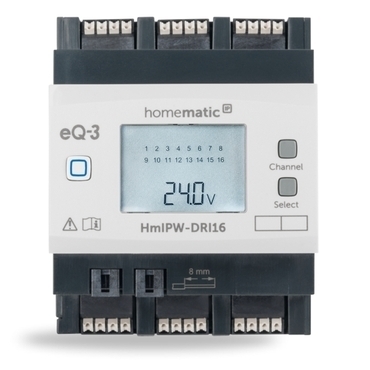 Smart ovladač HOMEMATIC IP HmIPW-DRI16, drátový, 16 kanálů