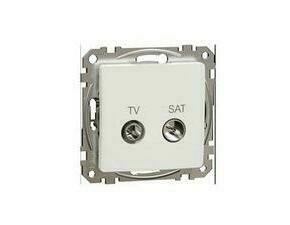 SCHN SDD111471S Sedna D/E - TV SAT zásuvka koncová 4dB, Bílá
