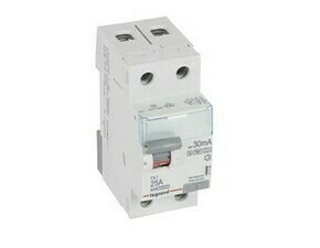 Chránič dvoupolový LEGRAND 411595 TX3 CHRÁN. 2P 25A 30MA F