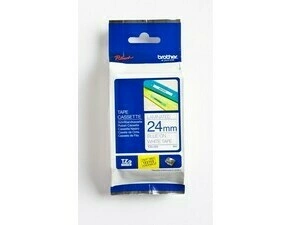 BROTHER  Páska 24  TZe-253 bílá/modrá