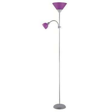 Stojací lampa Action stříbrná E27 1×100W RABALUX 4020