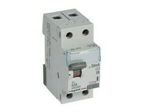 Chránič dvoupolový LEGRAND 411511 TX3 CHRÁN. 2P 63A 30MA AC