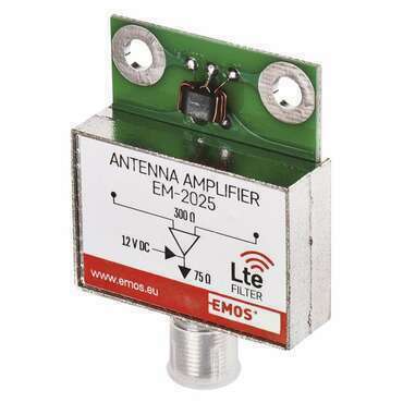 Předzesilovač anténní EMOS J5802, VHF/UHF, 25dB