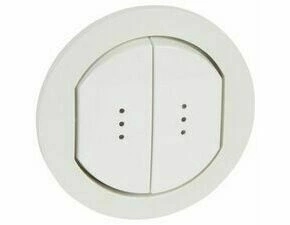 LEG 067804 CL IP44 KRYT SPÍN.DVOJITÝ PODS