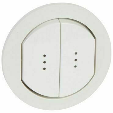 LEG 067804 CL IP44 KRYT SPÍN.DVOJITÝ PODS