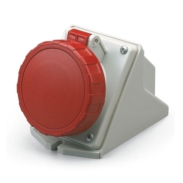 SCAME 517.1657 Zásuvka nástěnná EUREKA, šikmý box - 517.1657