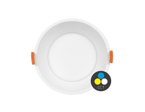 LED svítidlo vestavné ECOPLANET TINA 12W, 1560lm, CCT 3000/4000/6500K, IP20, bílá