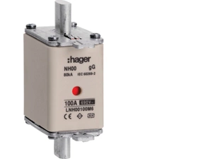 HAG LNH00100M6 Pojistka nožová NH00 gG 690V 100A dvojitá signalizace