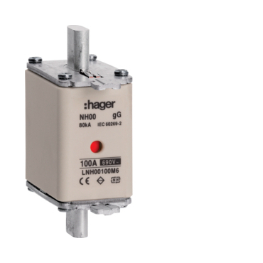 HAG LNH00100M6 Pojistka nožová NH00 gG 690V 100A dvojitá signalizace