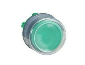 SCHN ZB5AP38 Ovládací hlavice stiskací, s ochran. kryt. pro vložení štítku - zelená