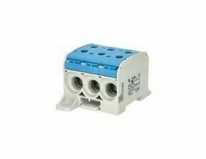 EL 1006071 Svorka univerzální RKA 95 1/6 N, 232A, 1pól. (6x vstup), AL/CU, modrá, na DIN/na panel (b
