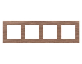 SIMON TRN4/186 Rámeček 4 násobný, dřevěný bílá