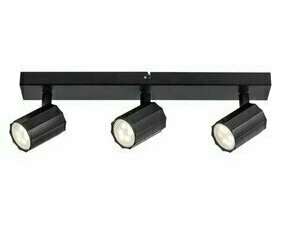 Svítidlo stropní RABALUX 73025 ROGELIO matná černá GU10 3x MAX 5W