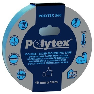 ANT5602 560 POLYTEX 19mm x 10 m - Oboustranná pěnová páska