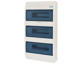 Rozvodnice nástěnná EATON 284640 BC-O-3/36-ECO, průhledné plast. dveře, 3 řady, 36 modulů