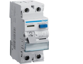 Chránič dvoupolový HAGER CFA225D Proudový chránič 2 pól. 25/0,3 A, A