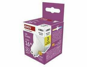 EMOS ZQ8EL3 LED CLS MR16 1,3W(16W) 150lm GU10 NW